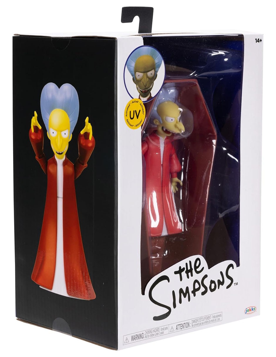 Figura de acción The Simpsons Vampire Mr. Burns collectors con movimiento 8