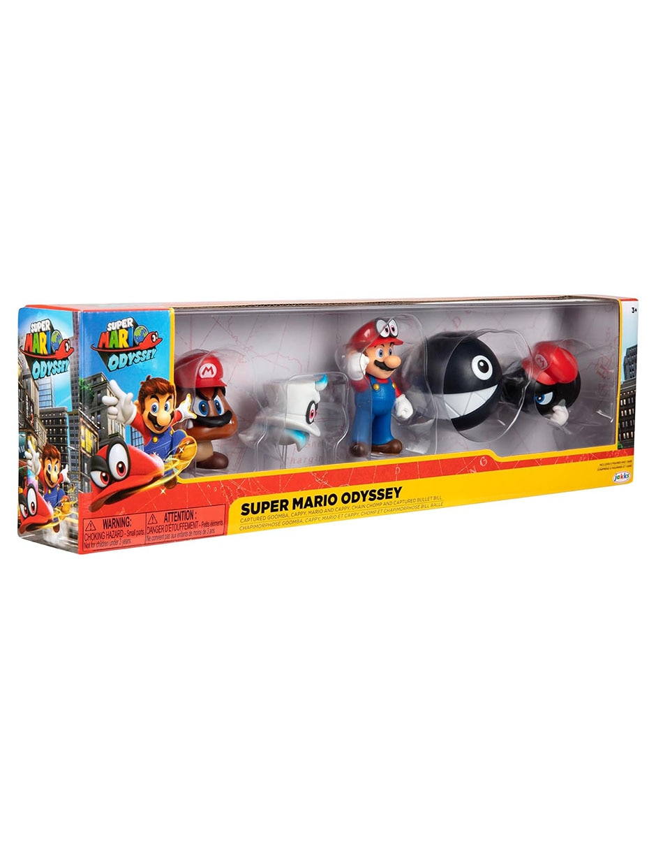 Set figuras acción Super Mario Odyssey Mario Bros 2