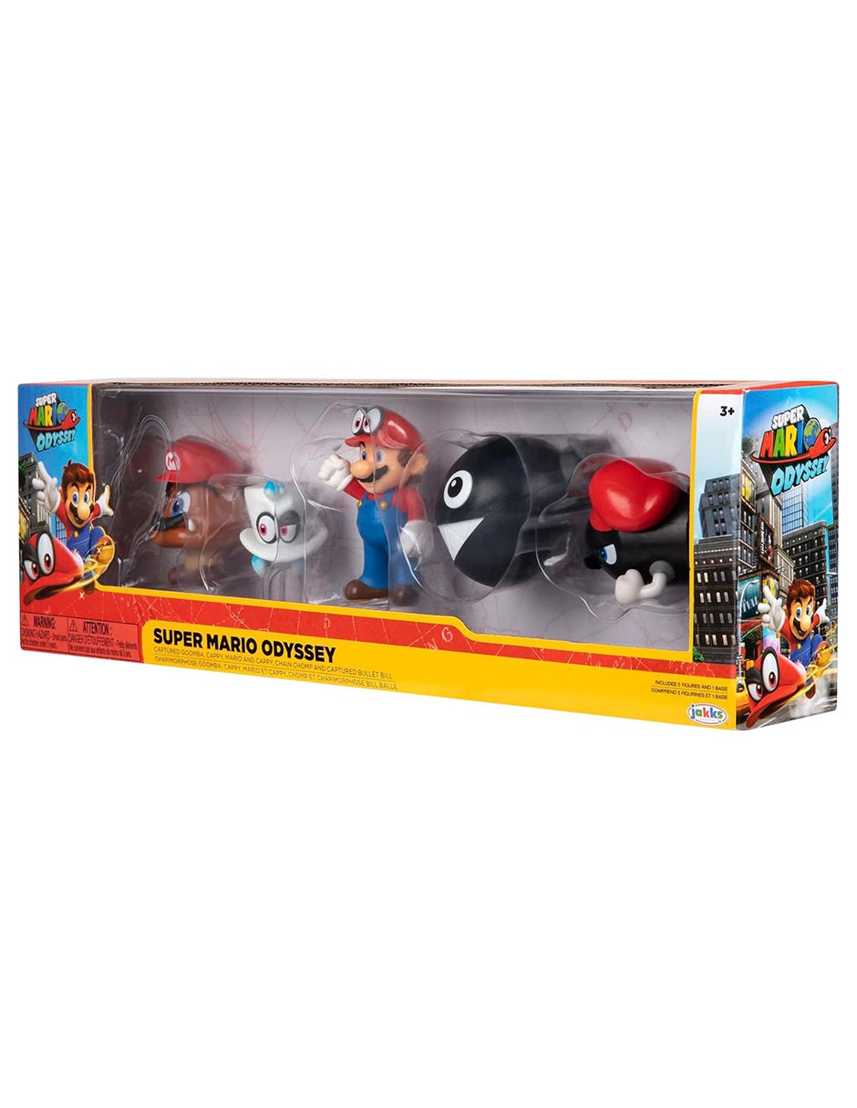 Set figuras acción Super Mario Odyssey Mario Bros 3