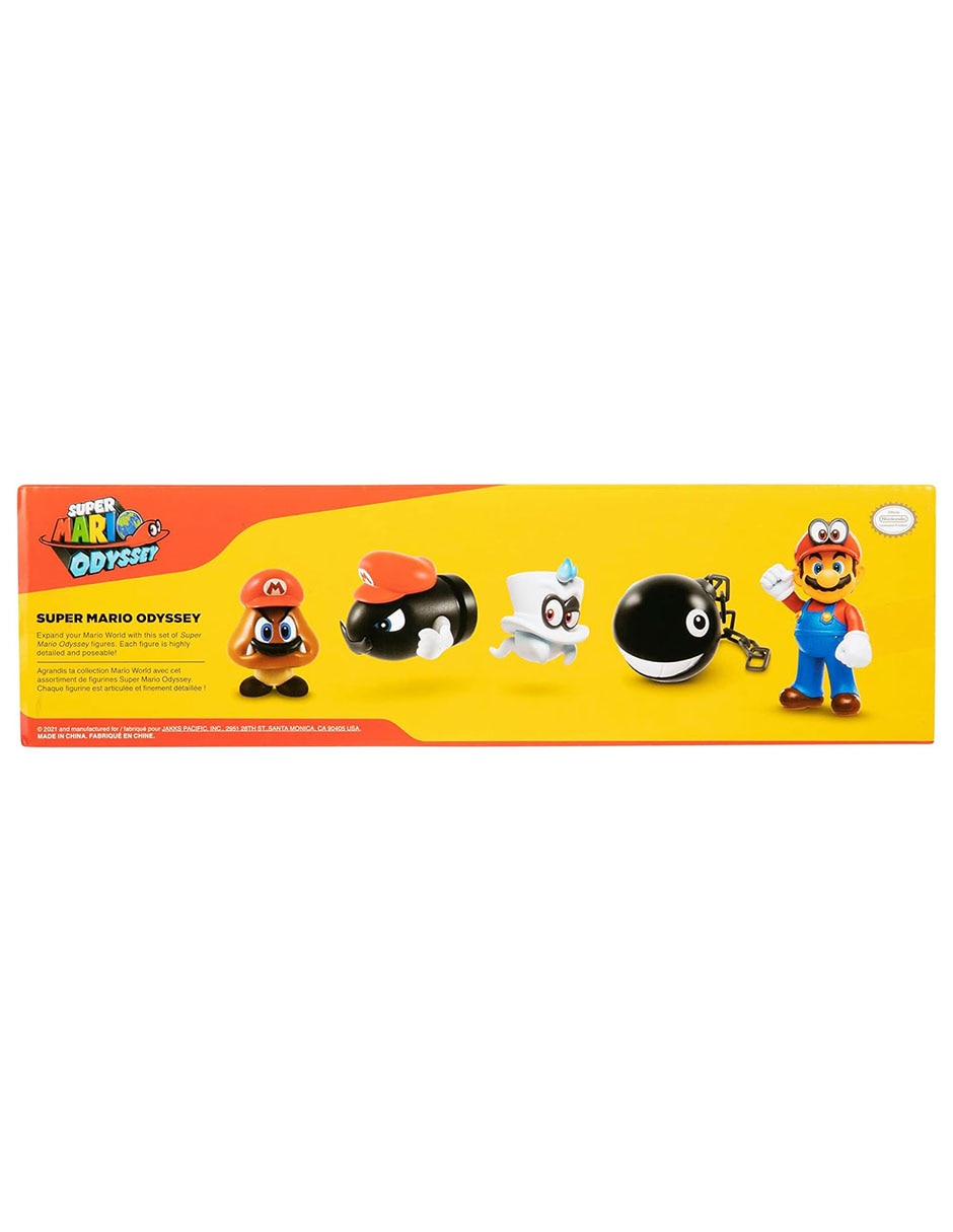 Set figuras acción Super Mario Odyssey Mario Bros 4