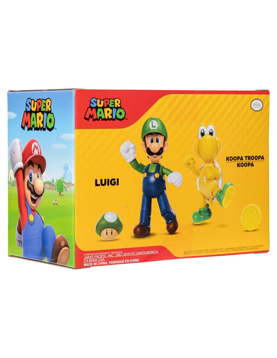 Set figuras acción articulada Super Mario collectors 8