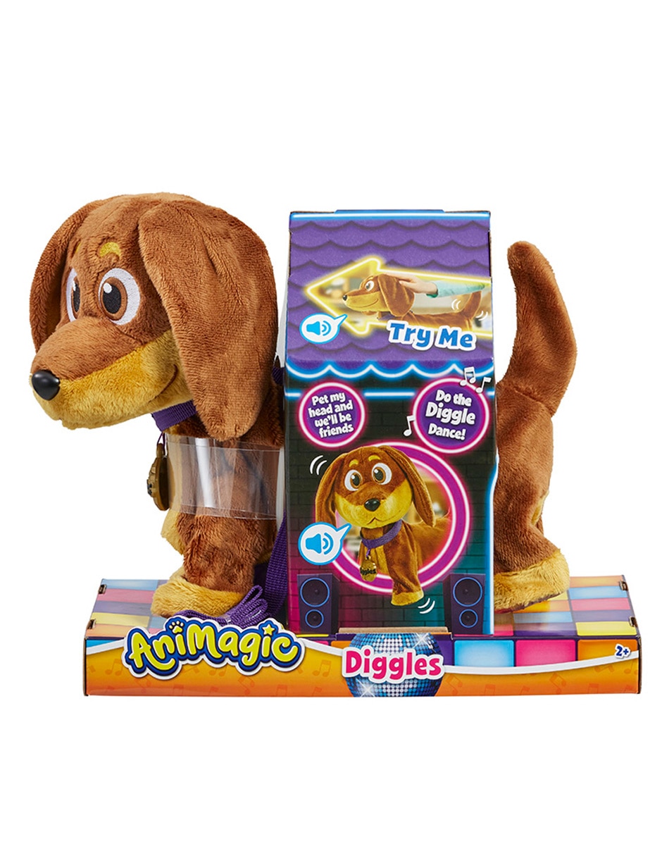 Mascota virtual animagic perrito café diggles 2