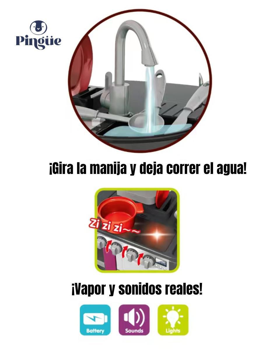 Accesorio de cocina juguete con luz y sonido 3