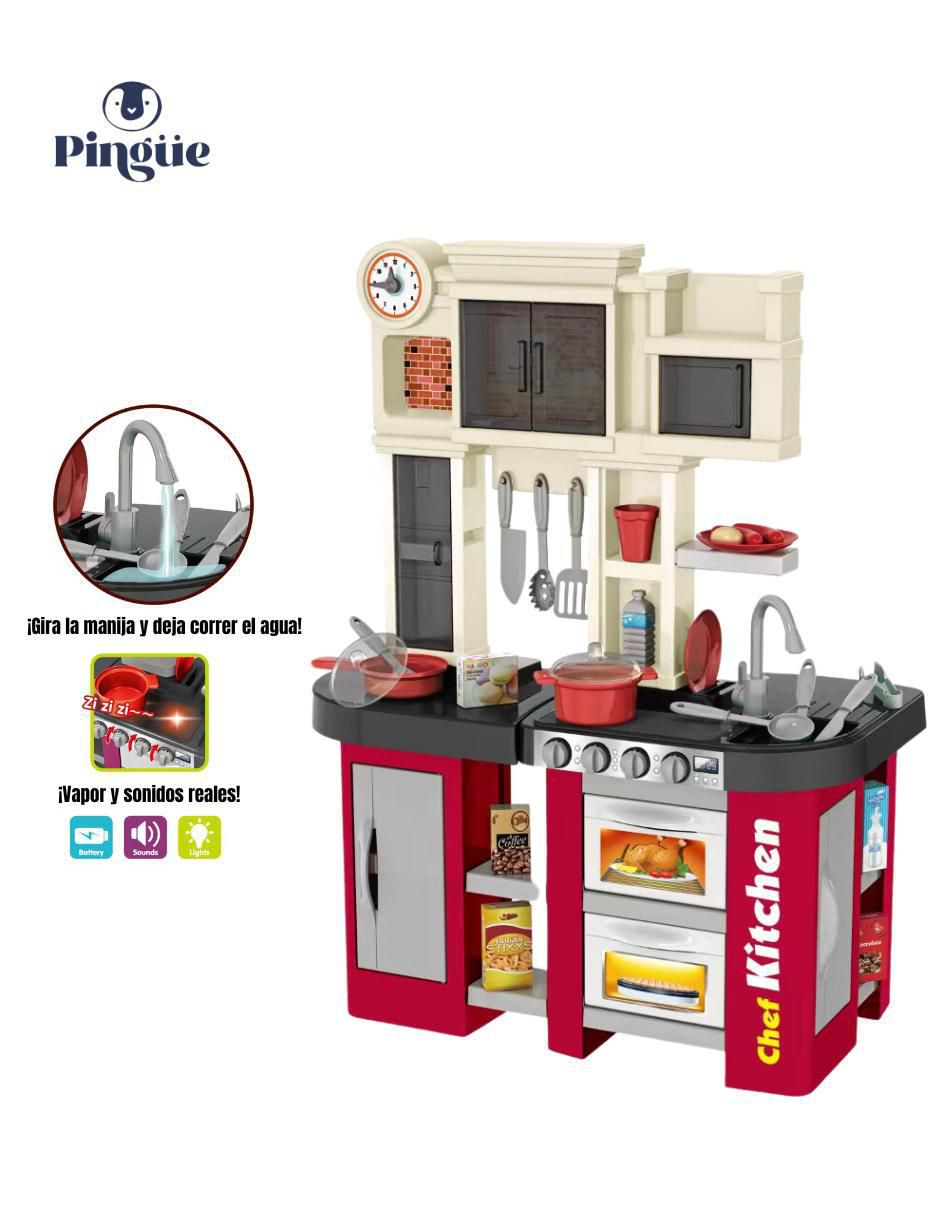 Accesorio de cocina juguete con luz y sonido 4