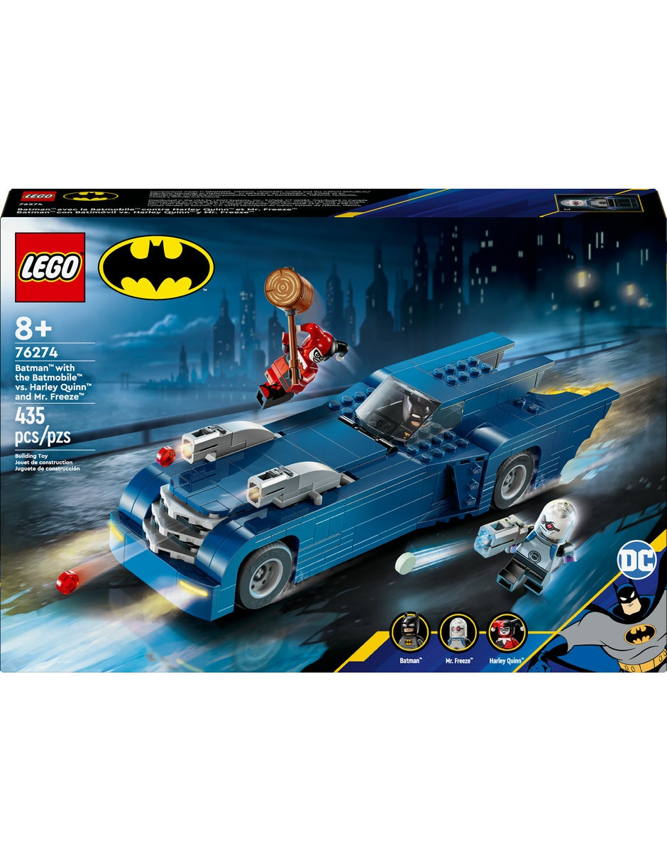 Batman con Batmóvil vs. Harley Quinn y Mr. Freeze 76274