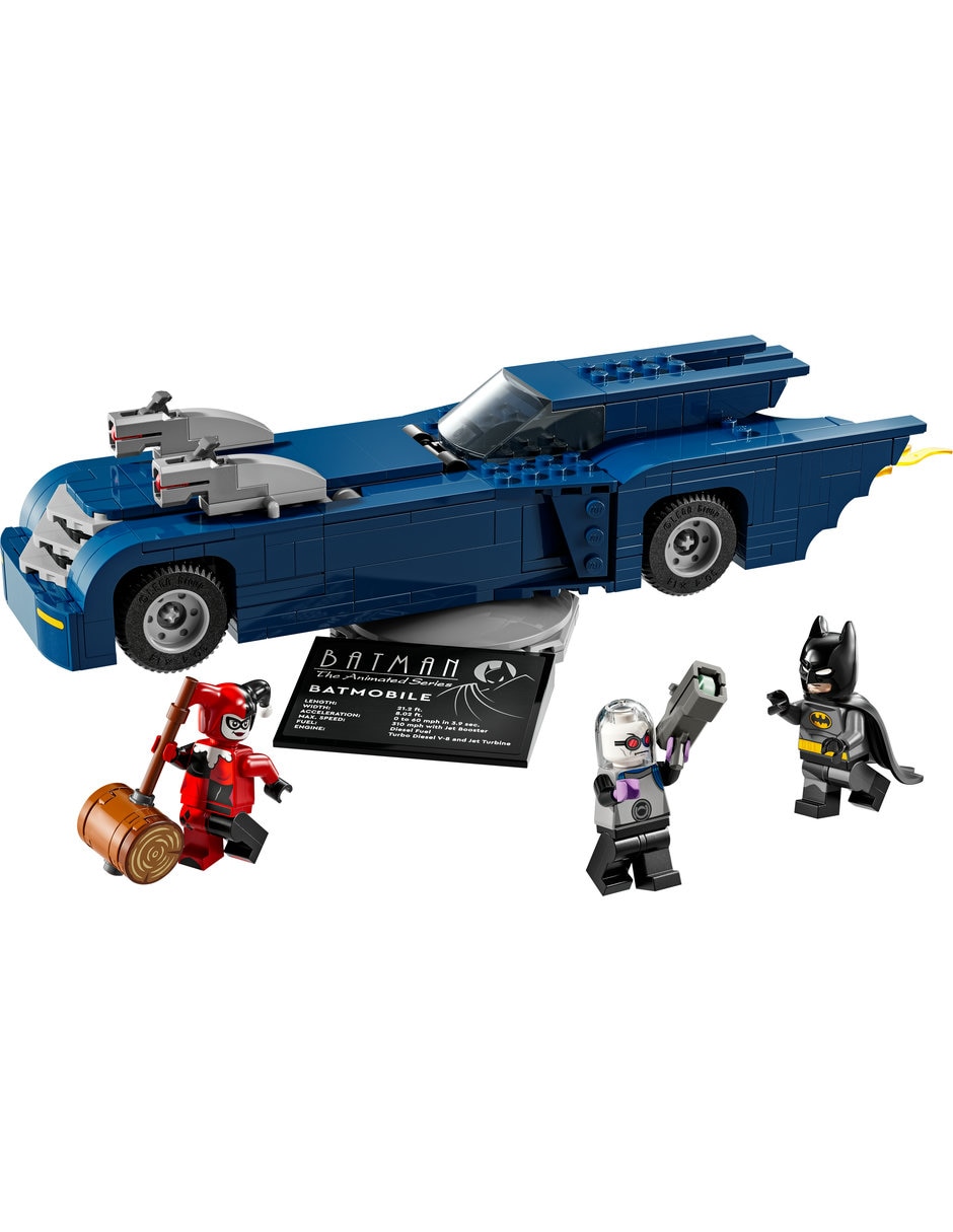 Batman con Batmóvil vs. Harley Quinn y Mr. Freeze 76274