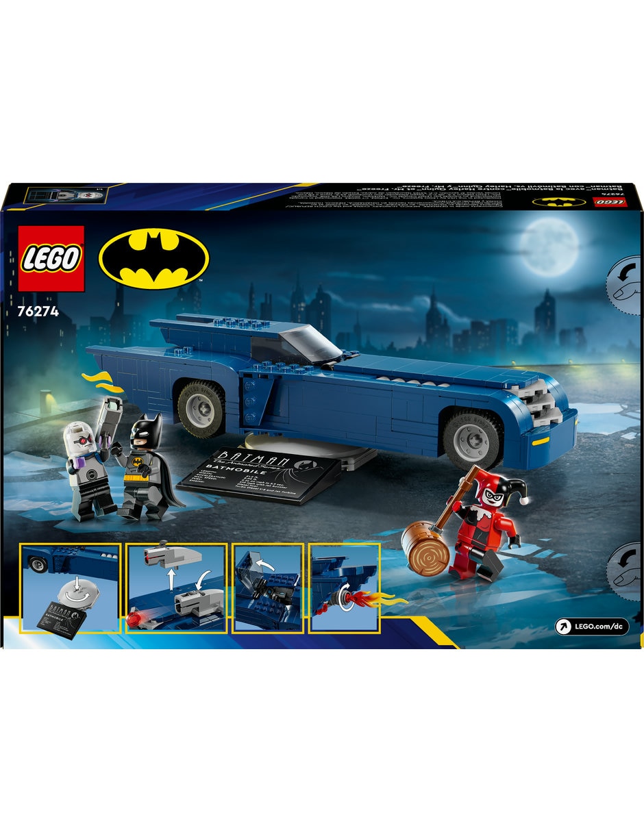 Batman con Batmóvil vs. Harley Quinn y Mr. Freeze 76274 9