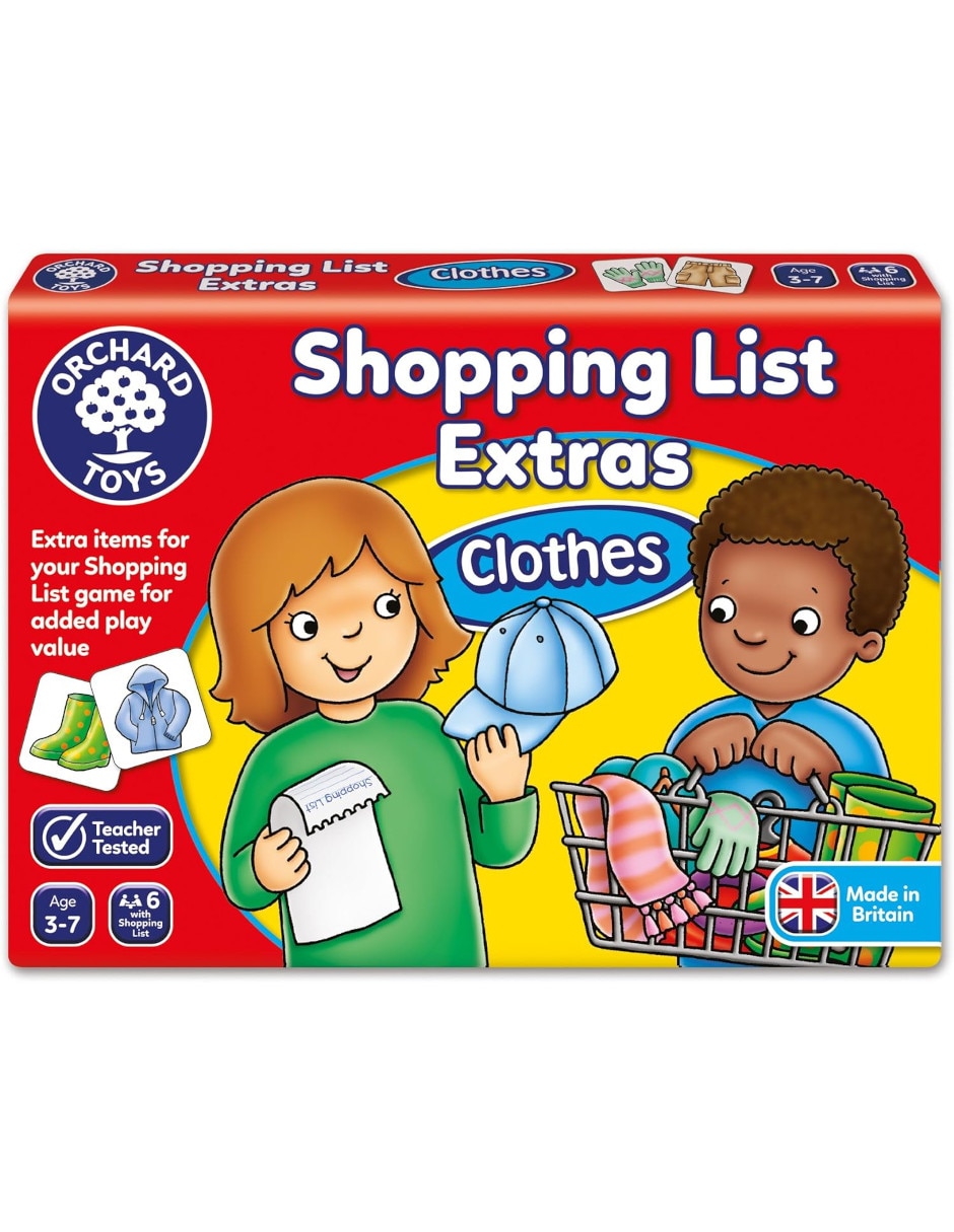 Extensión Shopping List Extras - Clothes