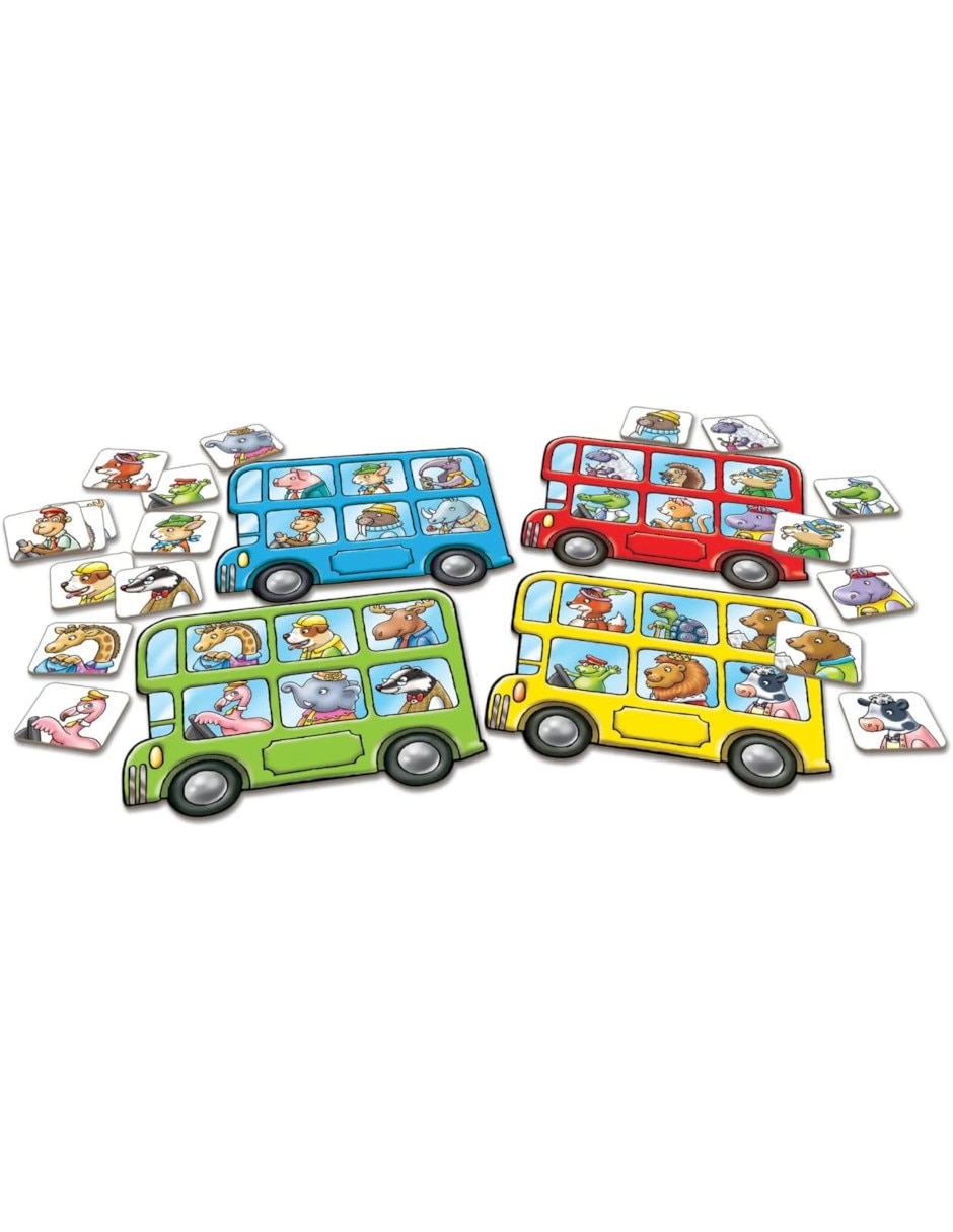 Mini juego de viaje Little Bus Lotto 3