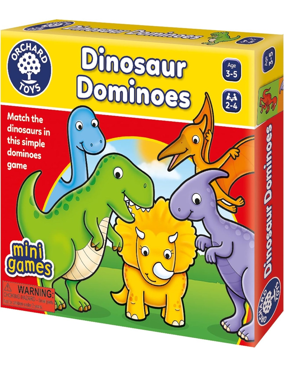 Mini Juego de Viaje Dinosaur Dominoes Mini Juego de Viaje Dinosaur Dominoes