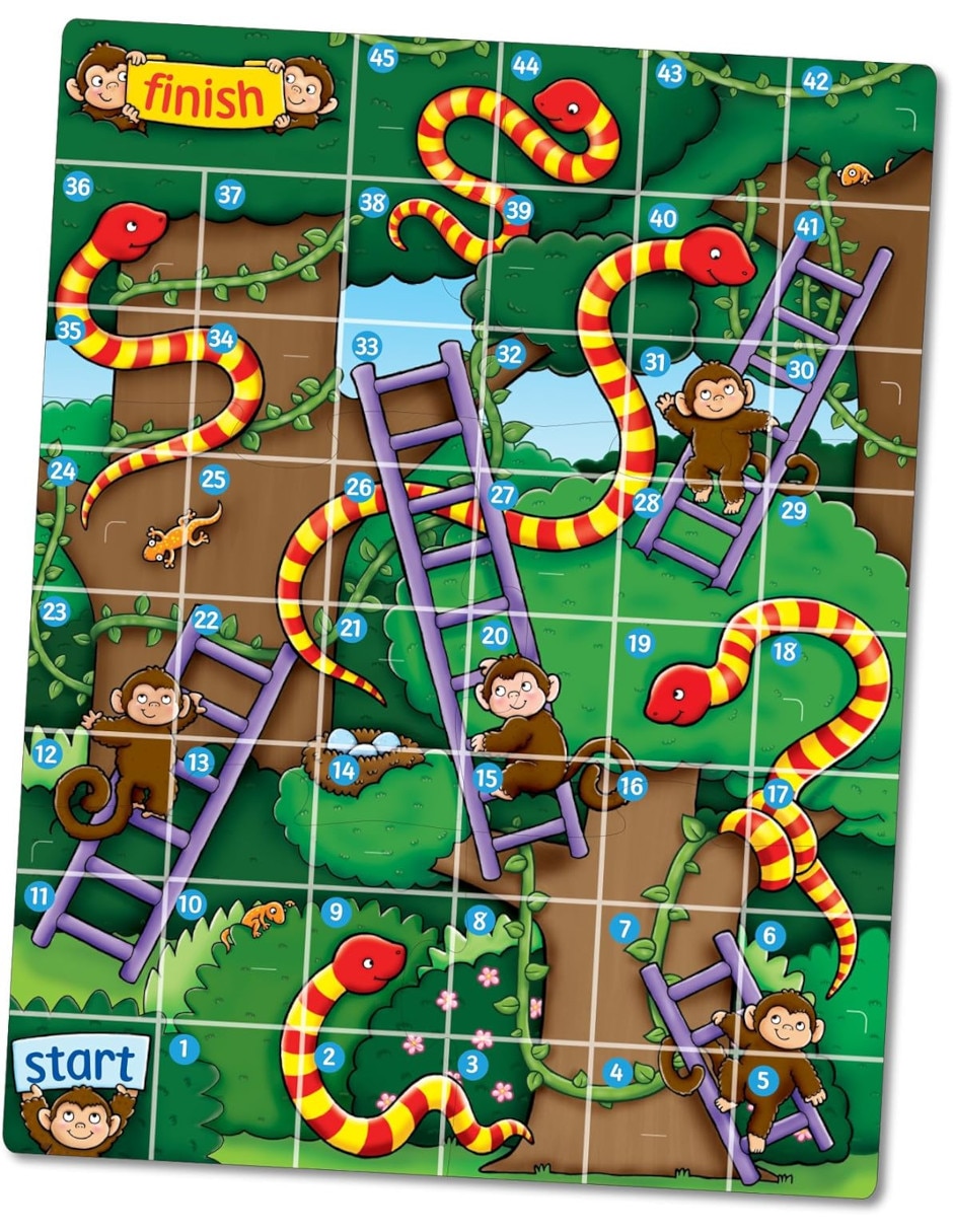 Mini Juego de Viaje Jungle Snakes and Ladders 2