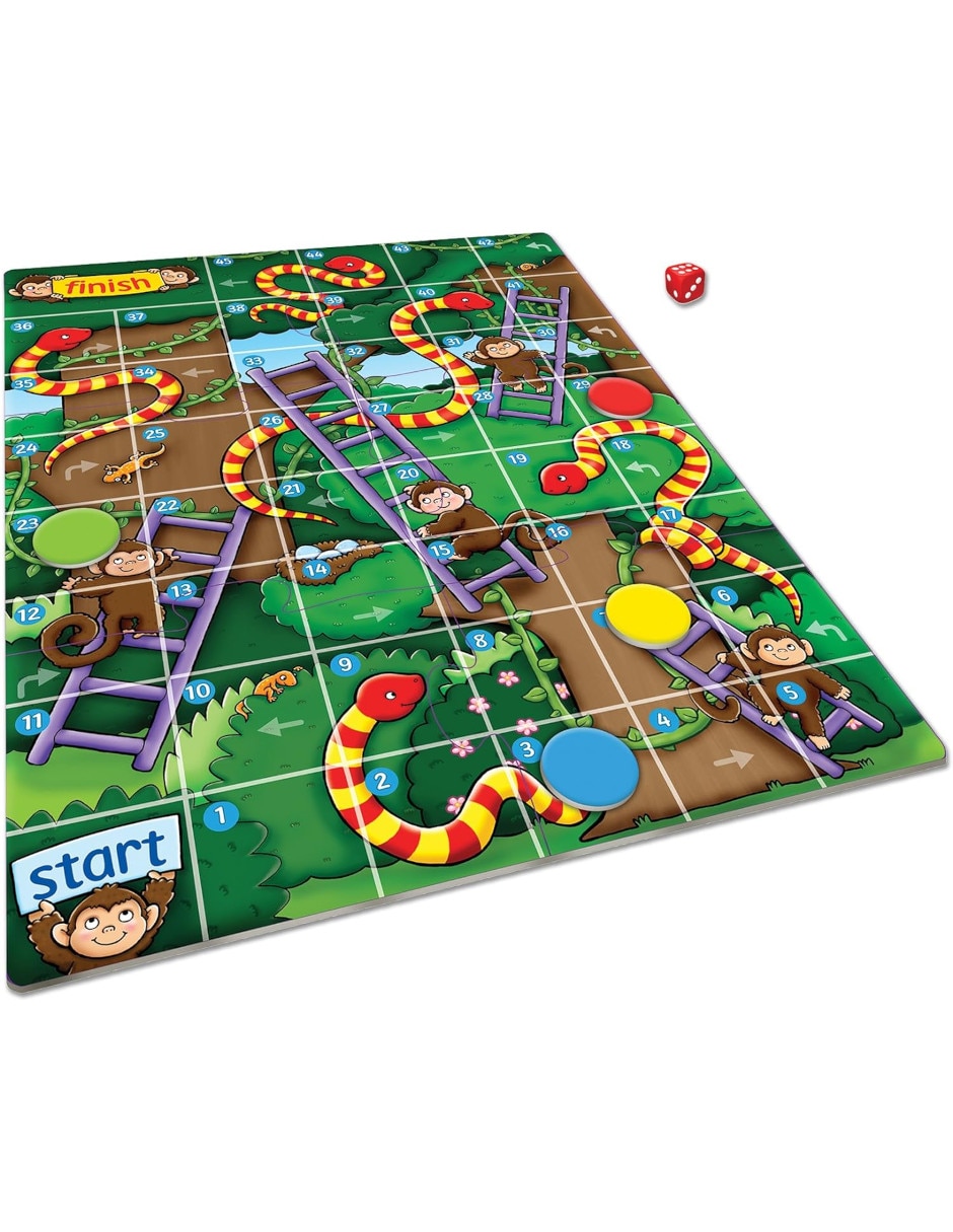 Mini Juego de Viaje Jungle Snakes and Ladders 3