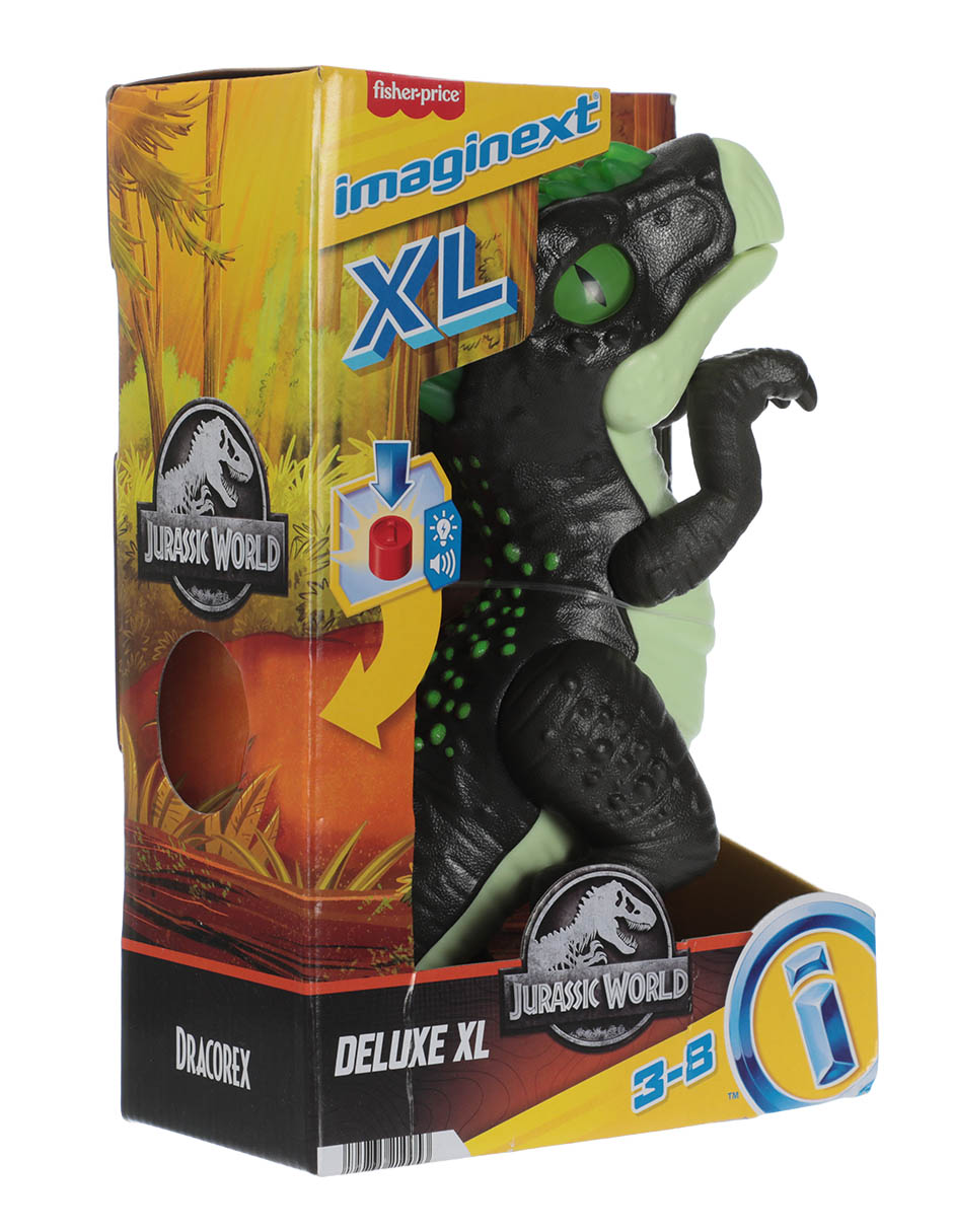 Figura de acción articulada Jurassic World con luz y sonido 2