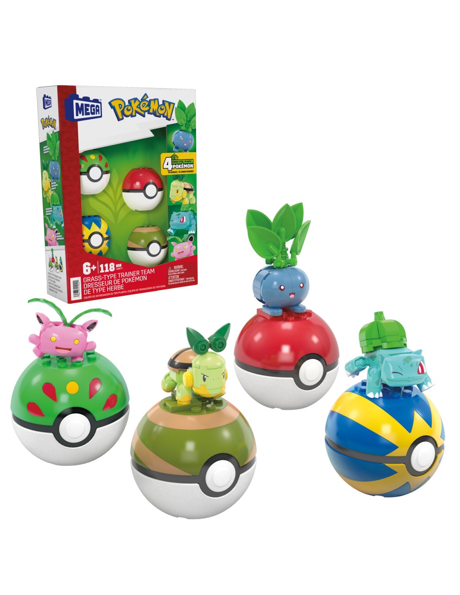 Pokémon Colección Equipo de Pokémon tipo planta HWR77
