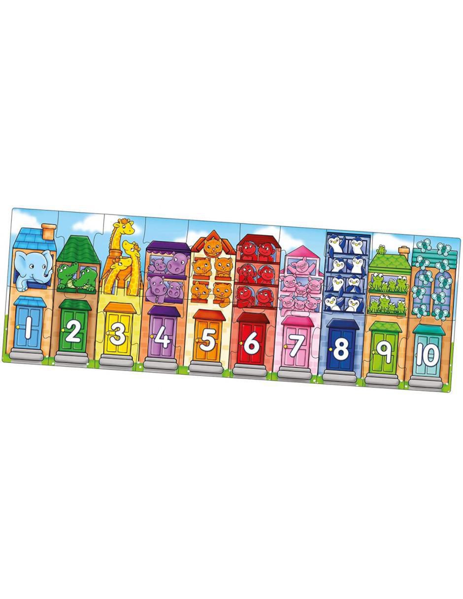 Rompecabezas Number Street 20 piezas 2