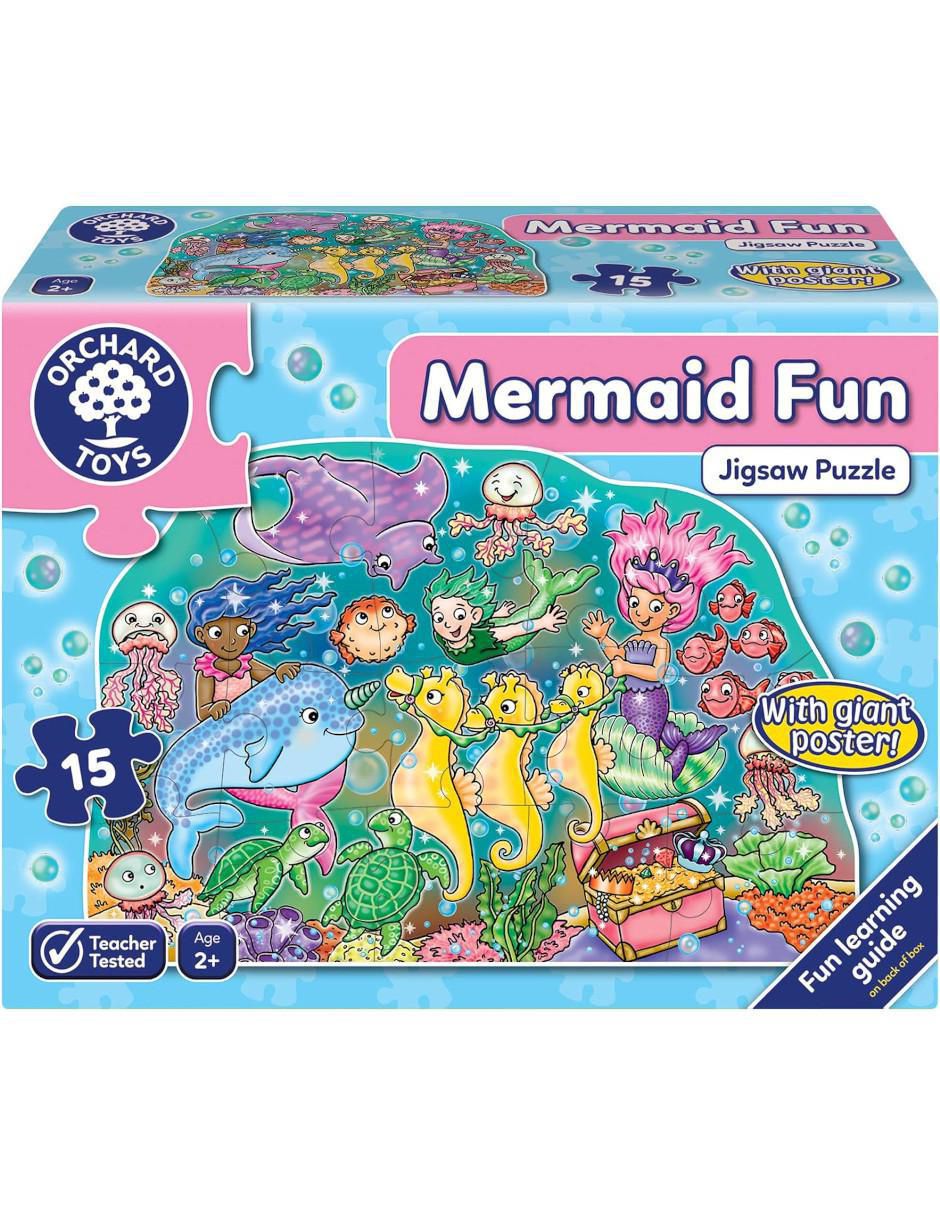 Rompecabezas Mermaid Fun 15 piezas Rompecabezas Mermaid Fun 15 piezas