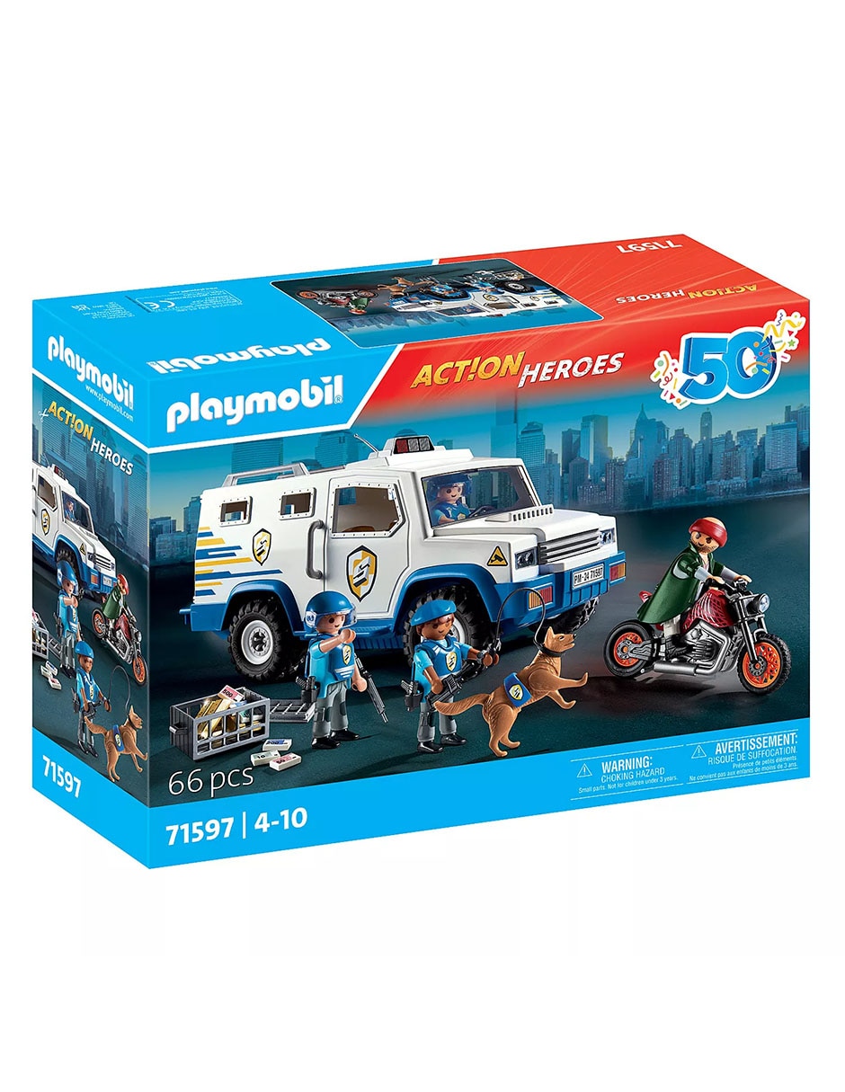 Pm Classic Police Car 71597 Action Héroes 50 Aniversario 2