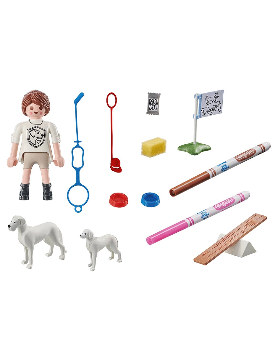 Playmobil Crayola Dogs Training 71517 Color Toys 