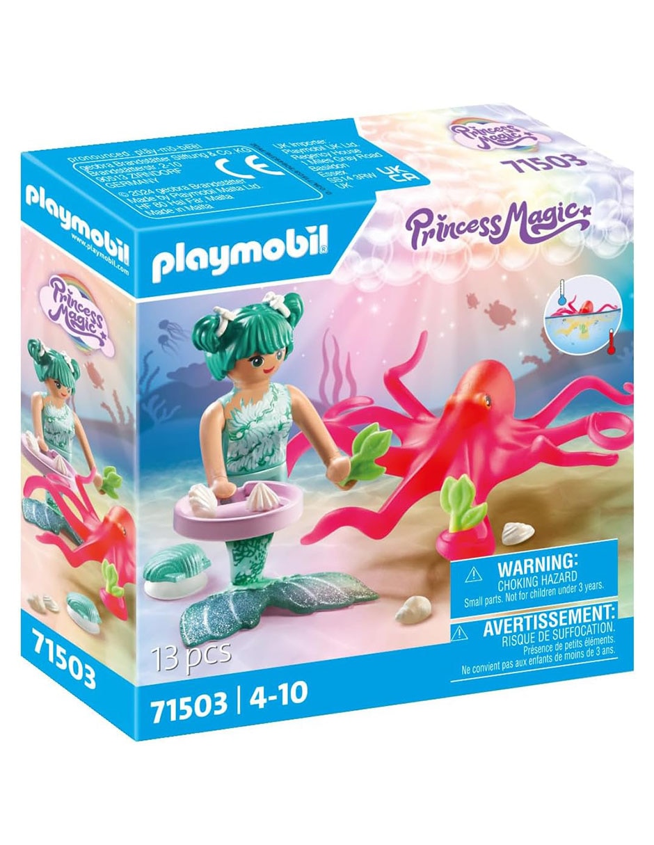 Princess Magic Sirena con pulpo que cambia de color 71503 2