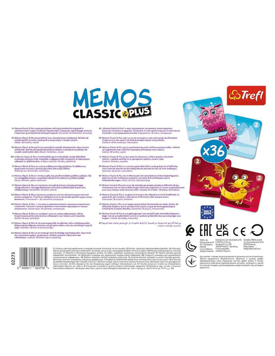 Memos Classic&Plus Pequeños Monstruos 3