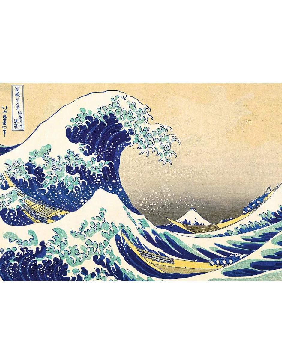 Rompecabezas La Gran Ola de Hokusai 1000 piezas 2
