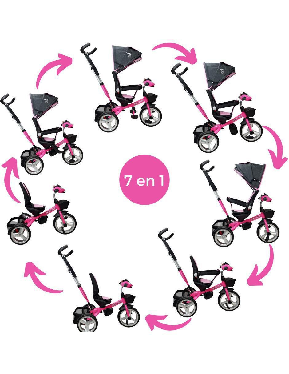 Triciclo the baby shop "rodada" 10 asiento 360 con luz y sonido "para" unisex