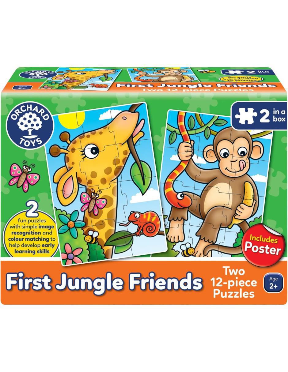 Rompecabezas First Jungle Friends 24 piezas Rompecabezas First Jungle Friends 24 piezas