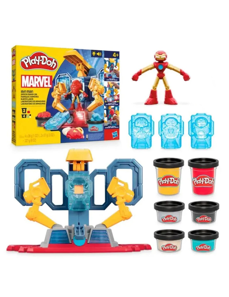 Laboratorio de armaduras Play-Doh Iron Man 2
