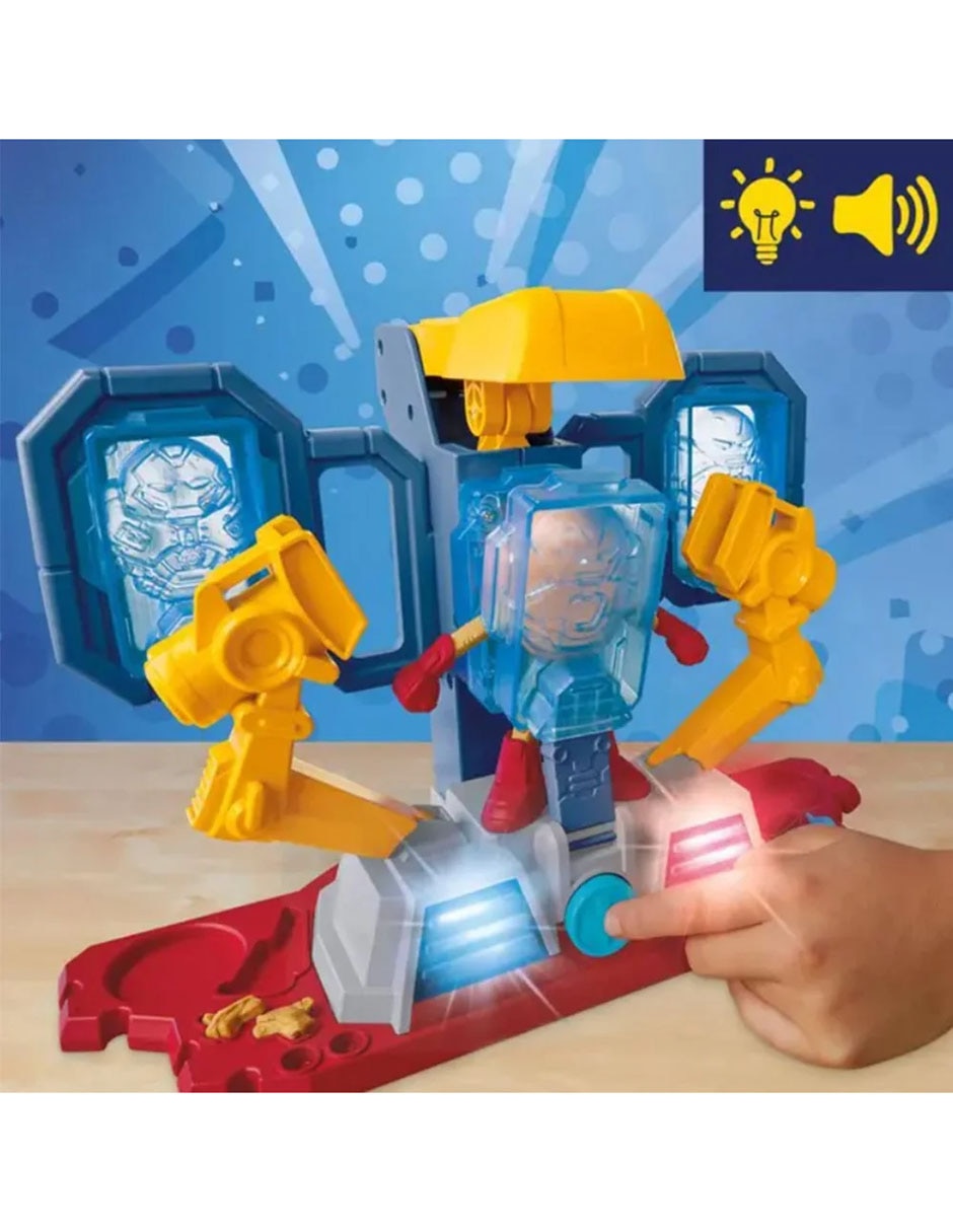 Laboratorio de armaduras Play-Doh Iron Man 3