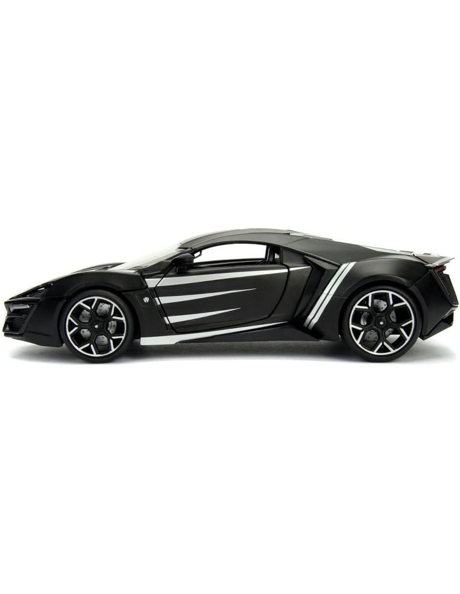 Automóvil deportivo lykan hypersport Black Panther 4
