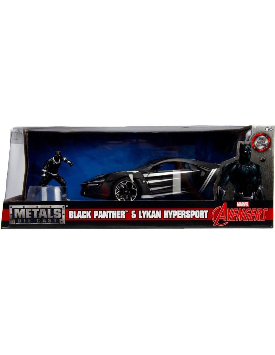 Automóvil deportivo lykan hypersport Black Panther 5