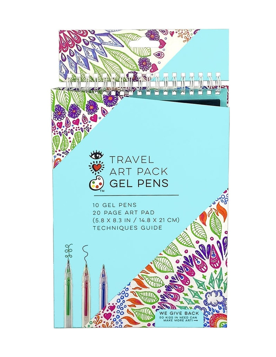 Travel Art Pack bolígrafos de gel iHeartart