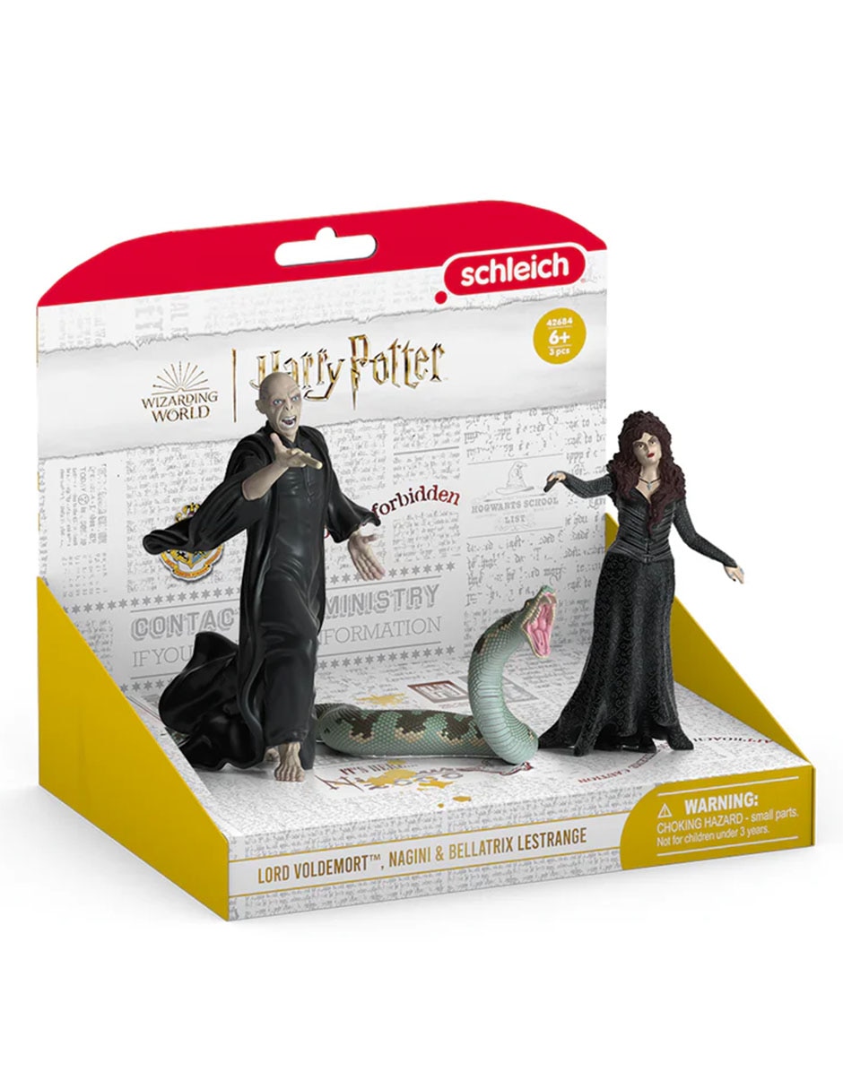Figura de animales Harry Potter Voldemort, Bellatrix y Nagini collectors 4