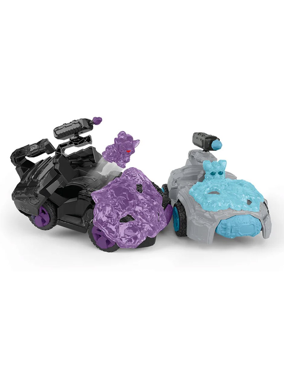 Monster truck crashmobil de sombra con minicriatura 3