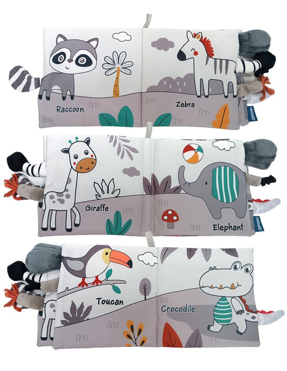 Juego didáctico Set de 2 libros con texturas interactivos 4