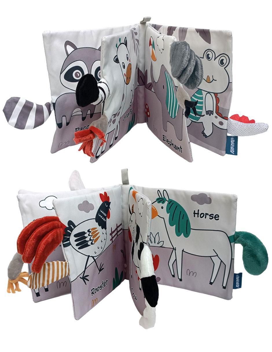 Juego didáctico Set de 2 libros con texturas interactivos 5
