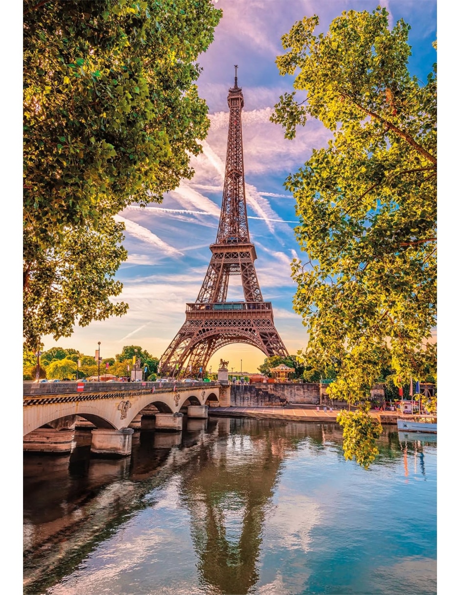 Rompecabezas Torre Eiffel y el Sena 500 piezas 2