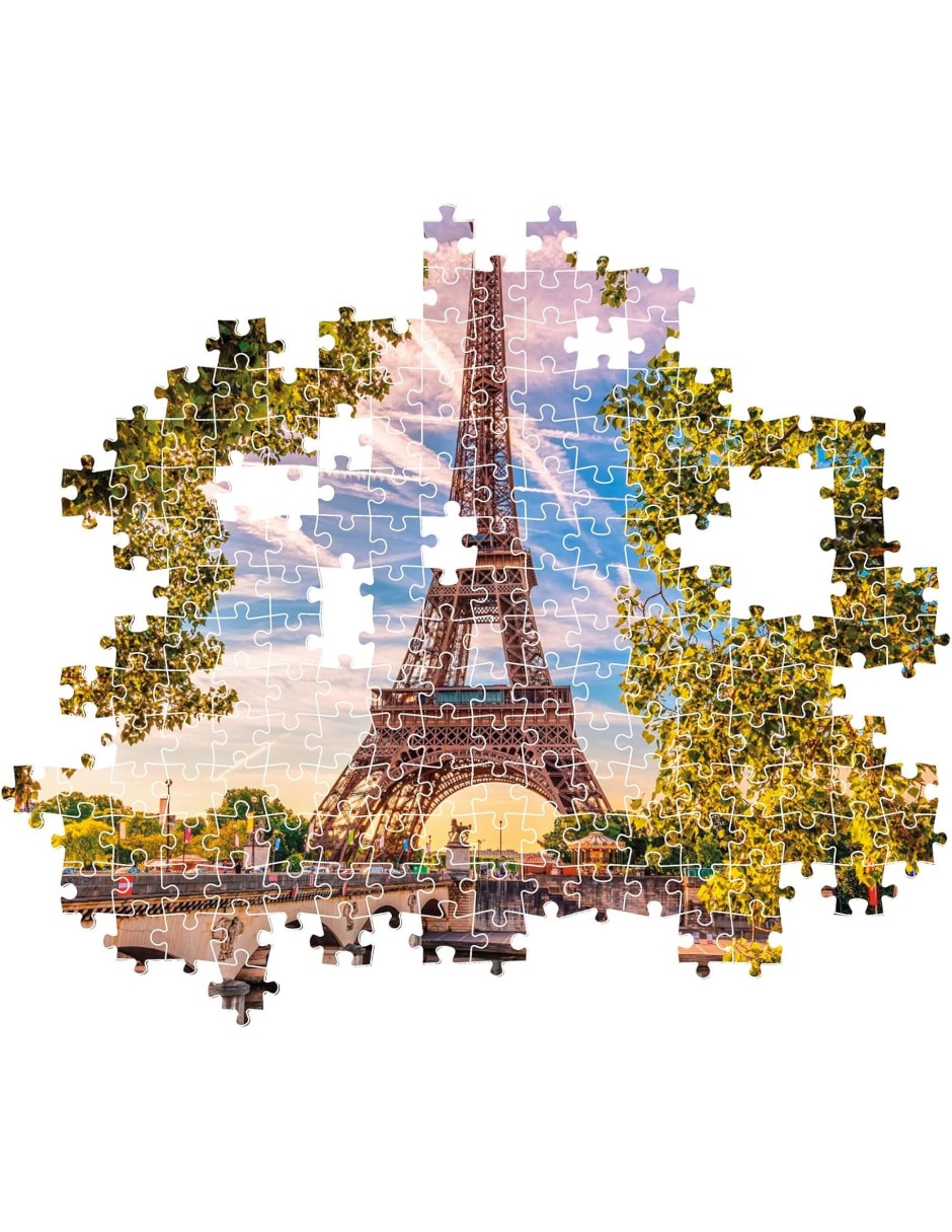 Rompecabezas Torre Eiffel y el Sena 500 piezas 3