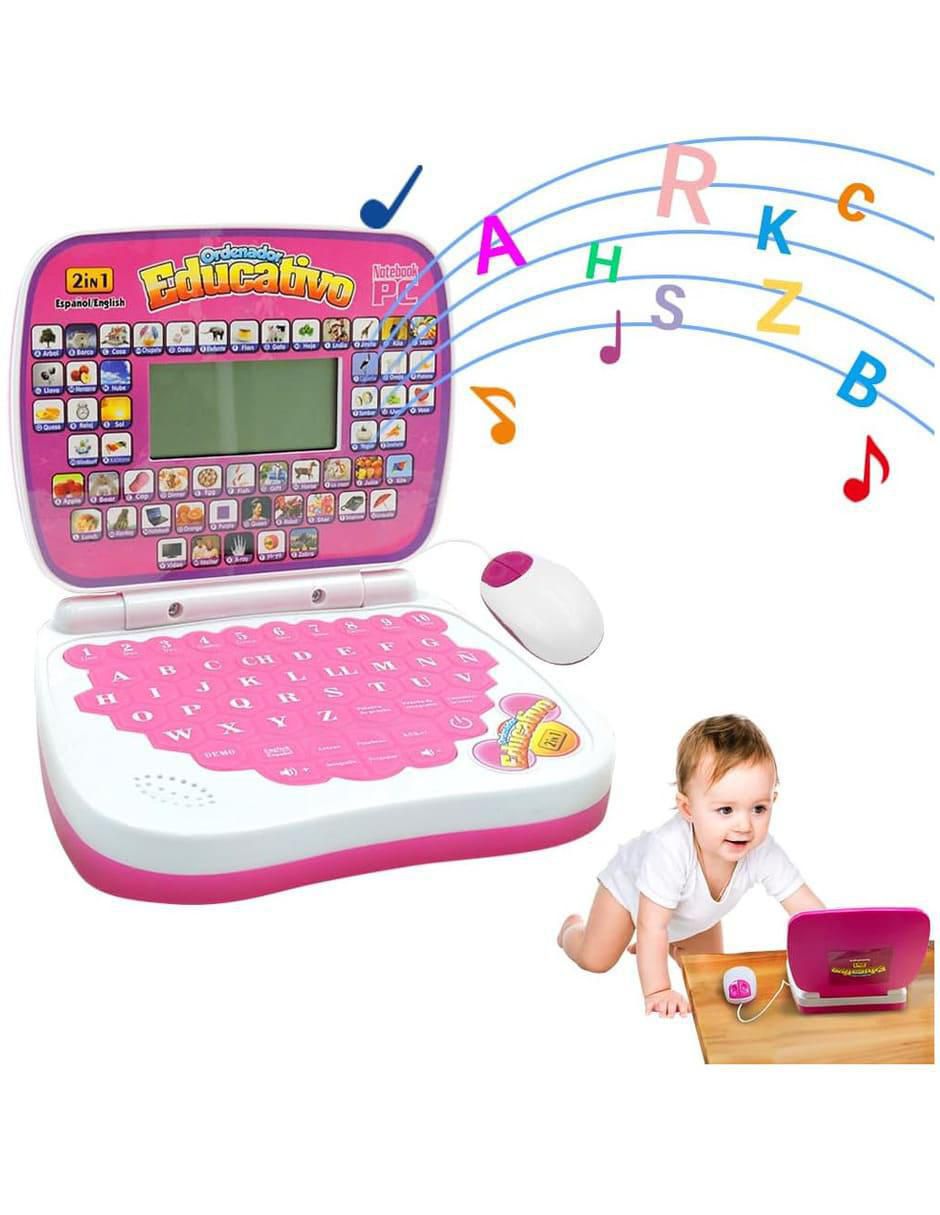 Mini Laptop Interactiva juego musical para bebé niña Liverpool - Main Image