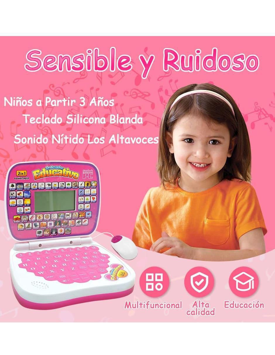 Mini Laptop Interactiva juego musical para bebé niña 3