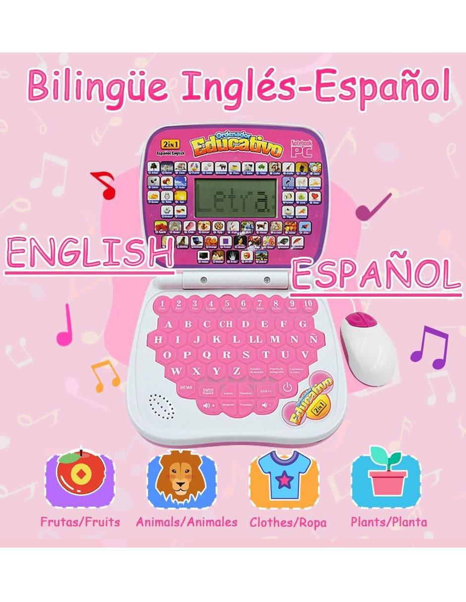 Mini Laptop Interactiva juego musical para bebé niña 4