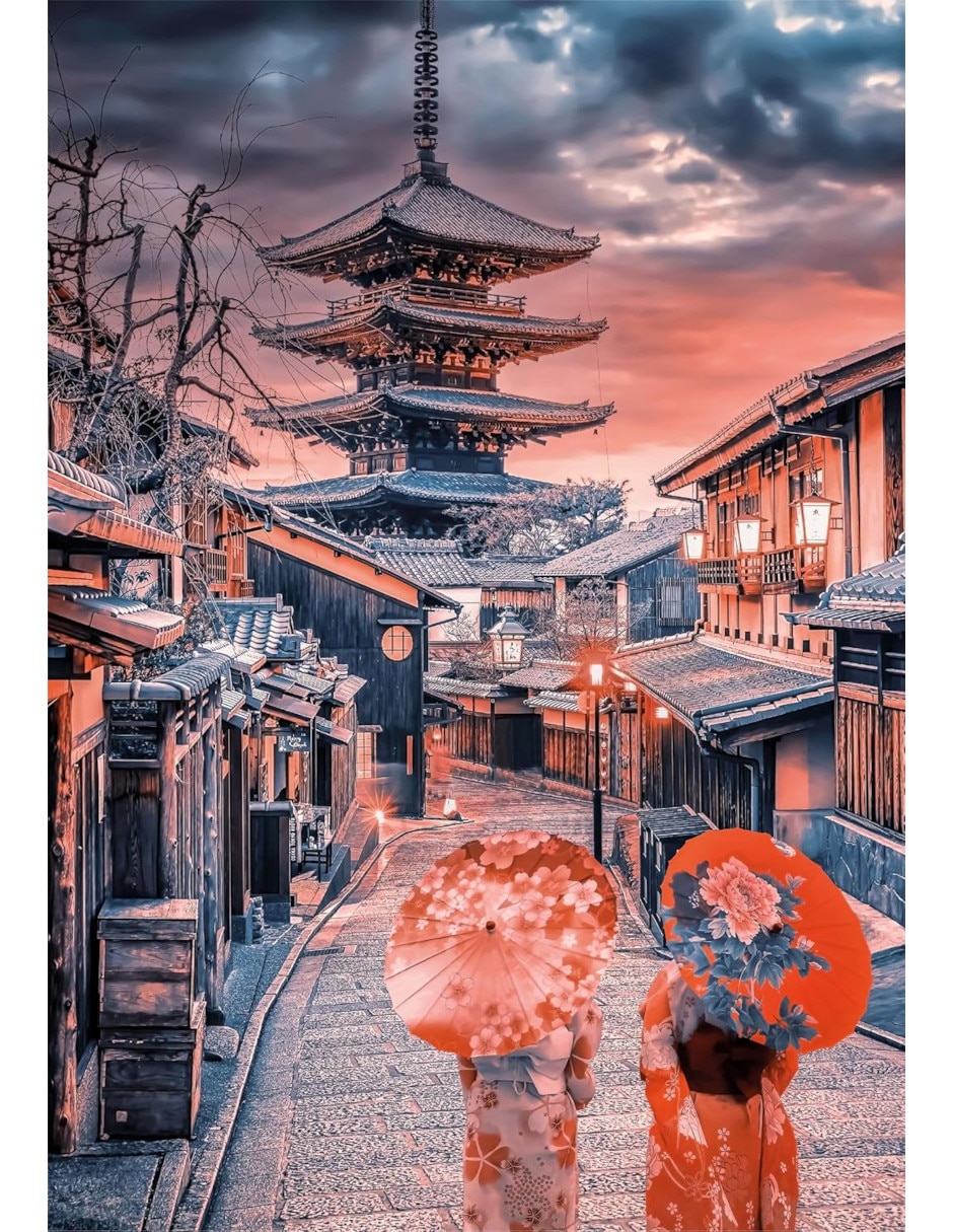 Rompecabezas Pagoda Yasaka, Kioto, Japón 500 piezas 2