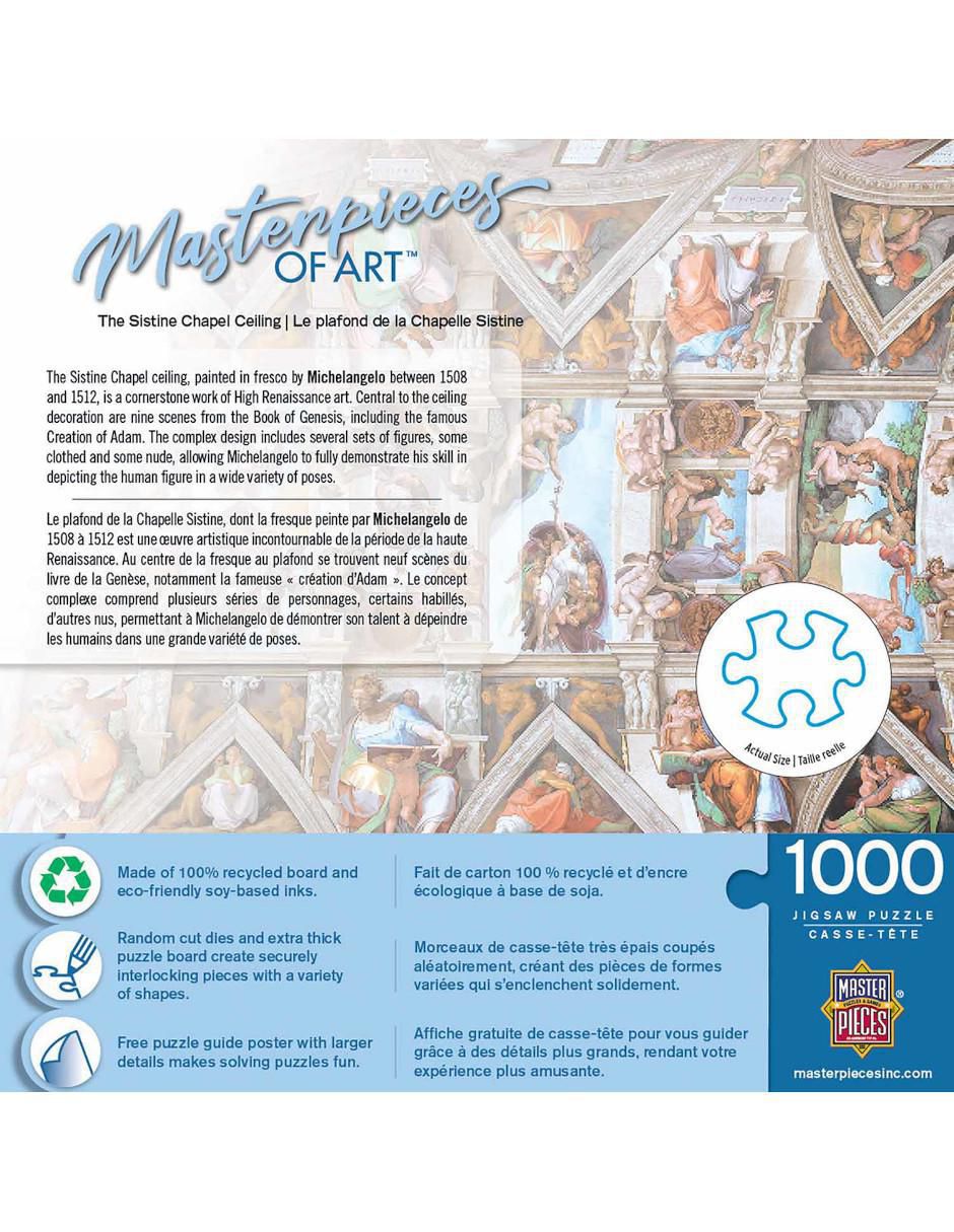 Rompecabezas Capilla Sixtina 1000 piezas 3