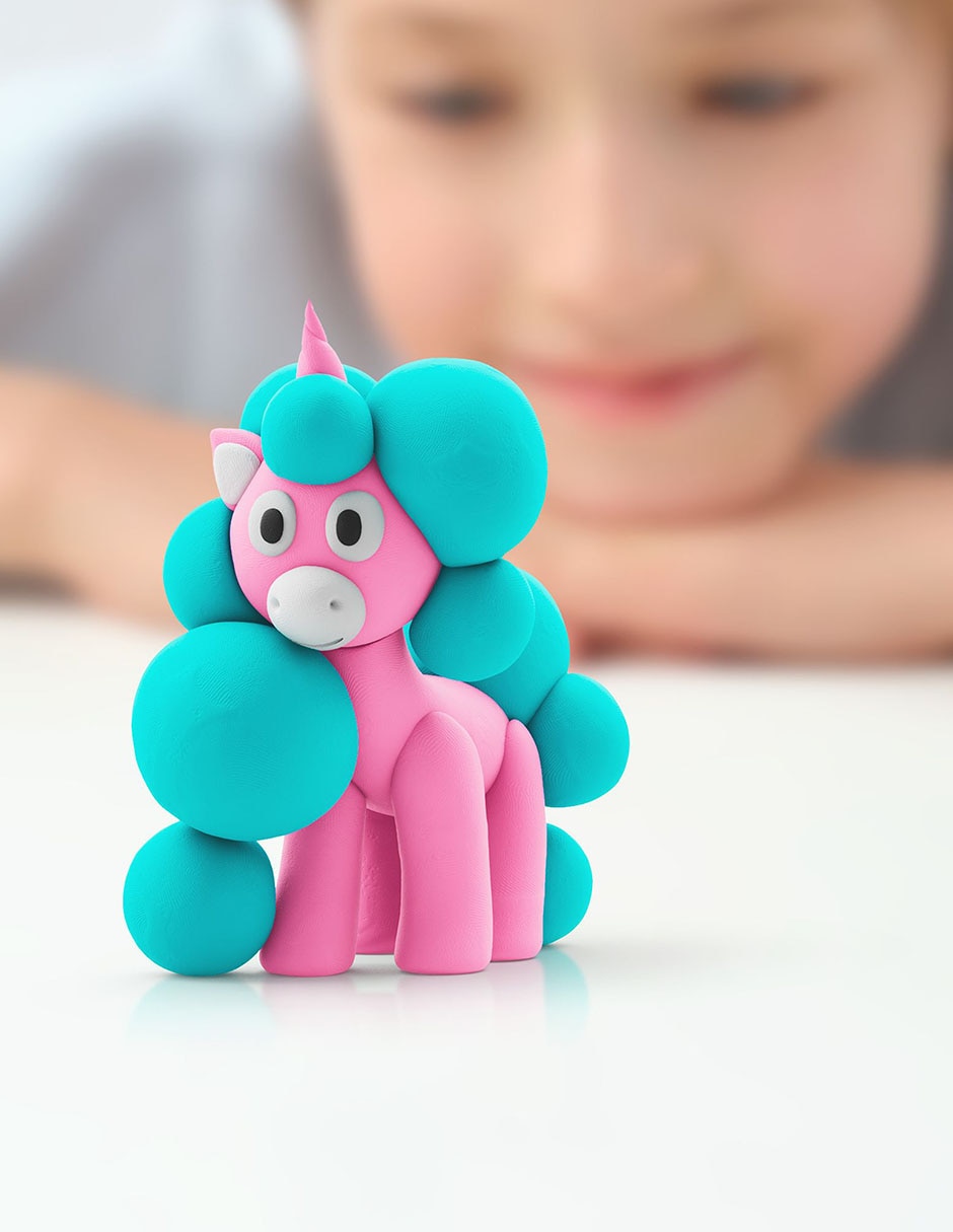 Set De Arcilla Para Moldear Unicornios 3