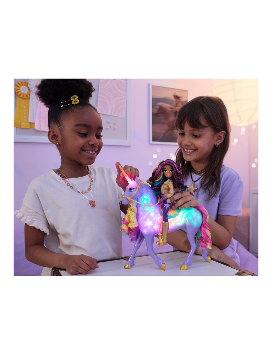 Muñeca Unicorn Academy Rainbow Light-Up Wildstar 5