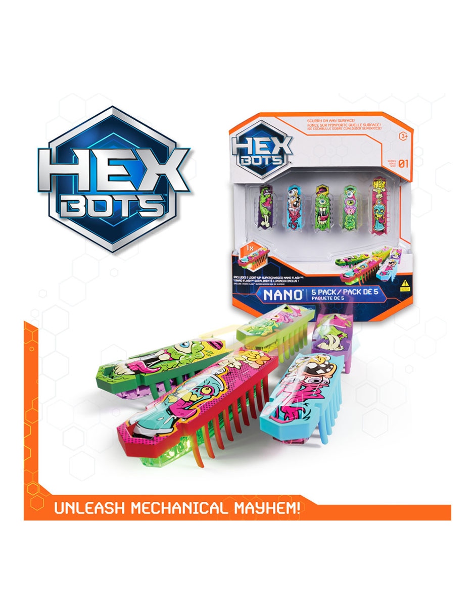 Set de vehículos hex bots 3