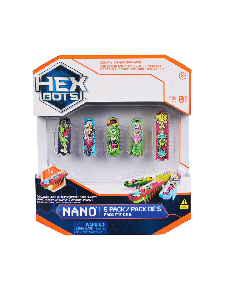 Set de vehículos hex bots 4