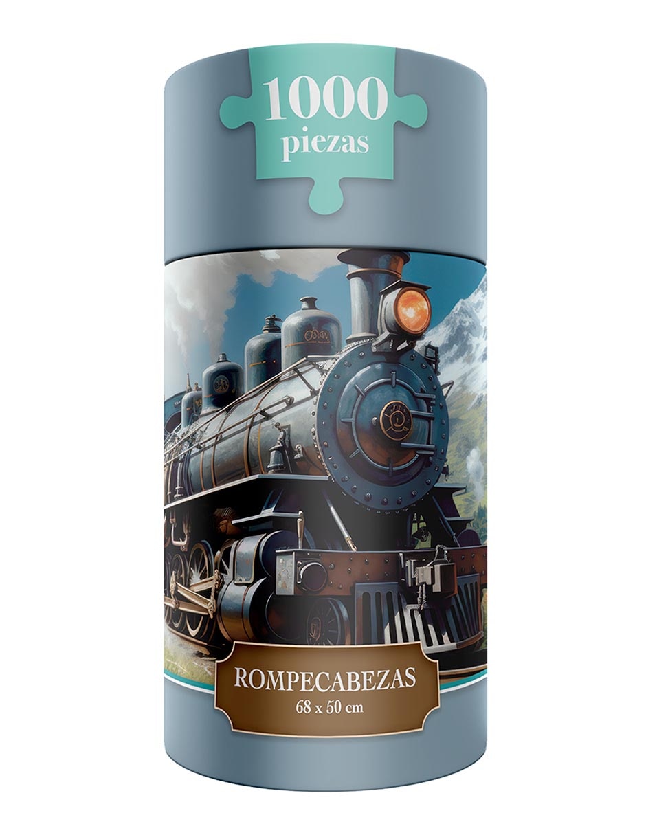 Rompecabezas Locomotora de Vapor 1000 piezas 3