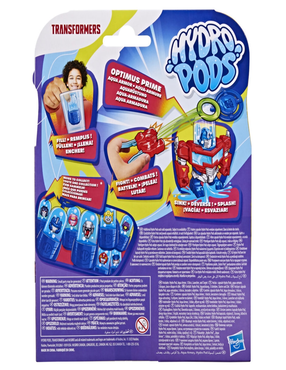 Figura de acción Transformers Optimus Prime collectors lanza agua 2