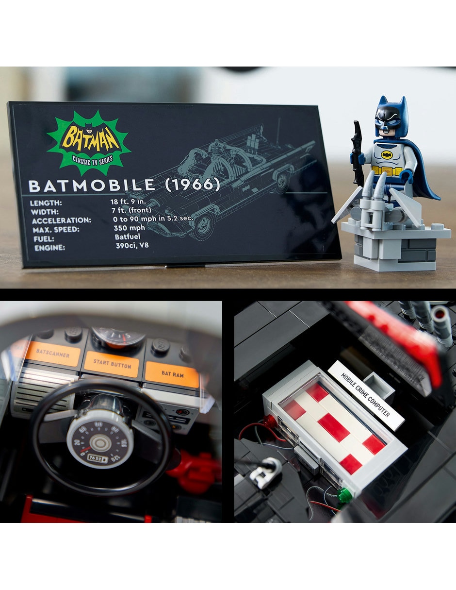 Batman Batimóvil de la serie clásica de TV 76328 Super Héroes 6